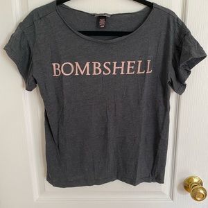 Victoria’s Secret grey bombshell Pajama/sleep shirt